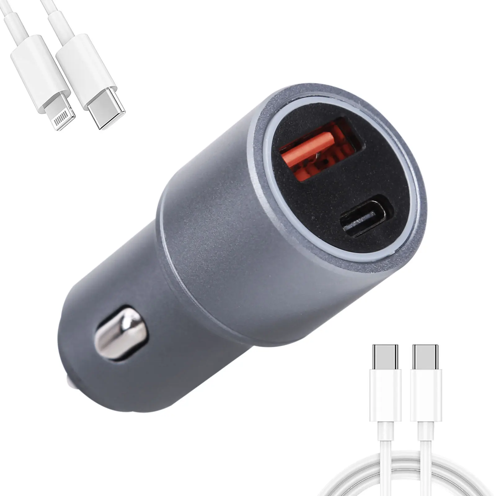 

Автомобильное зарядное устройство с USB-портом, 38 Вт, 3,0 дюйма, Type-C