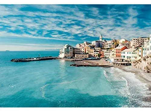 

Italy Waterside Town wooden educational toys jigsaw puzzle