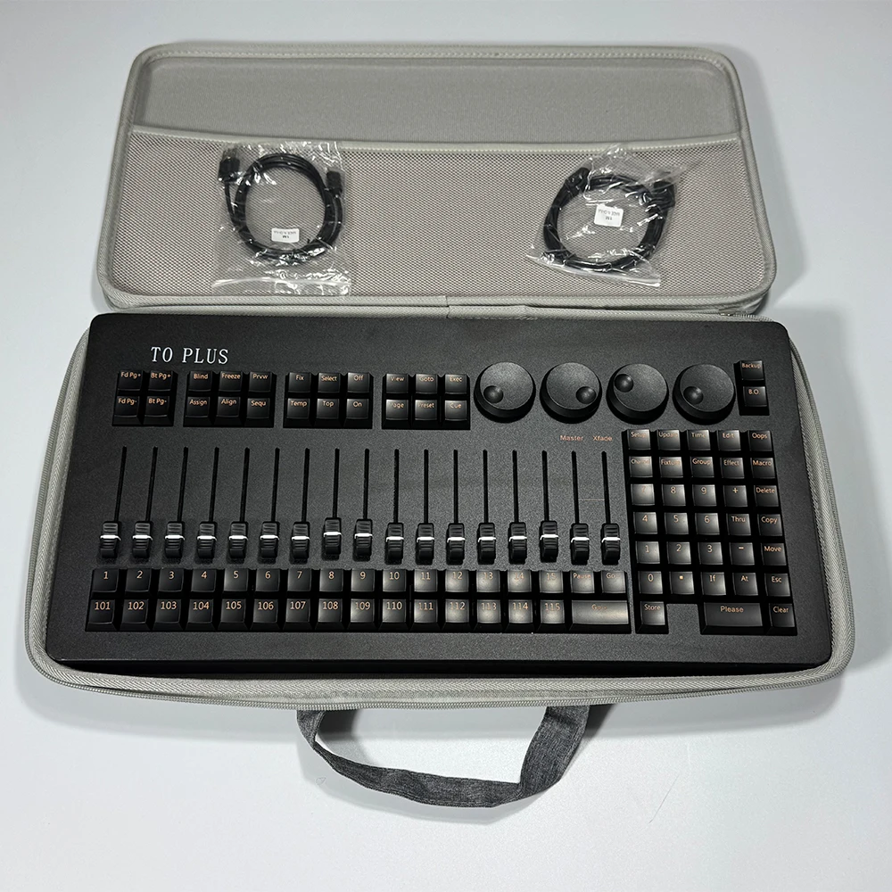 

Мини-консоль командного освещения Wing Plus с сумкой MA2 DMX512 DJ Light Controller