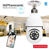 1080p wireless ip camera 360%c2%b0 rotate panoramic camera e27 bulb socket home security video surveillance remote viewing monitor