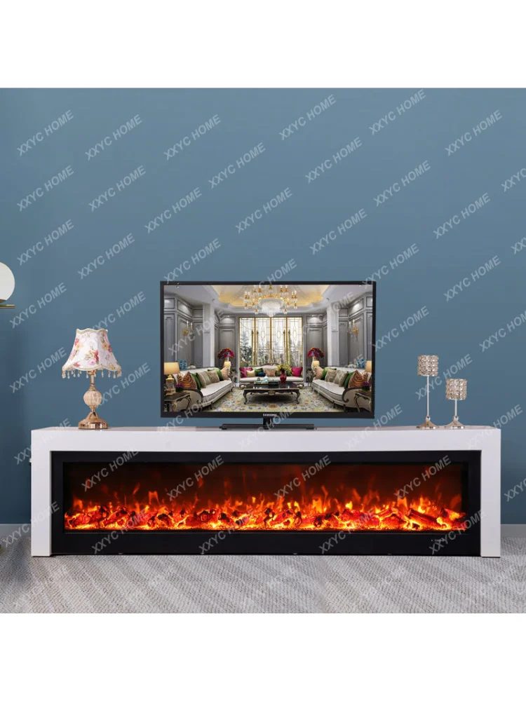 Роскошный минималистичный белый шкаф для телевизора из цельной древесины