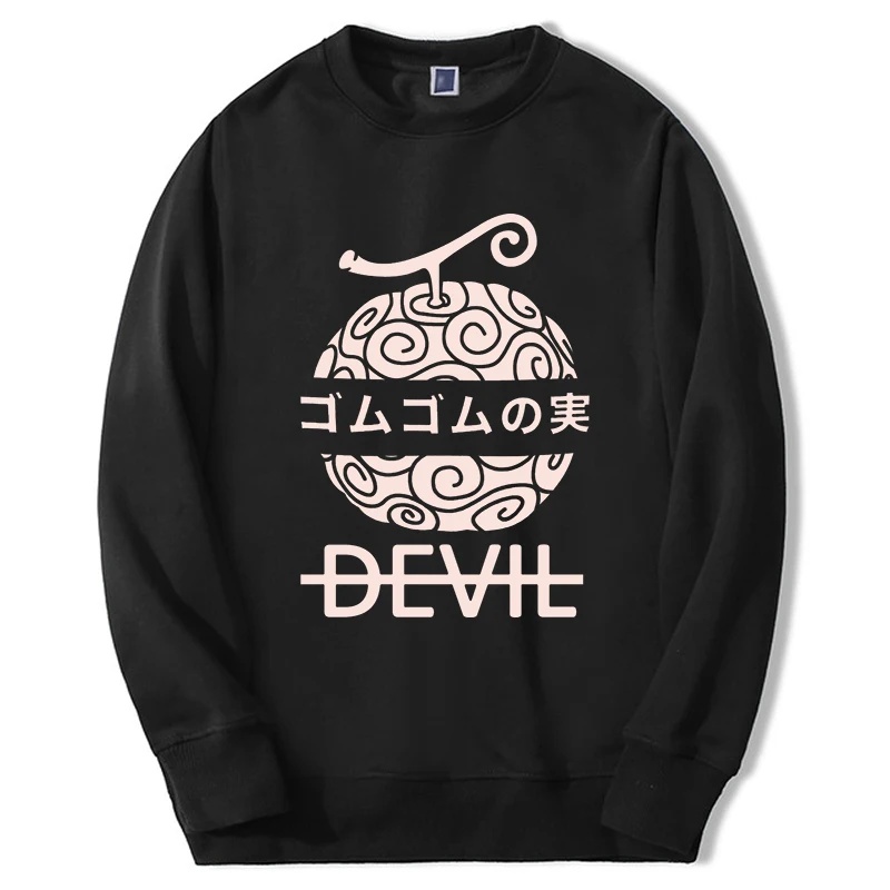 

One Piece Sweatshirt Hoodies Luffy Gear 5 Men Mangas Anime Graphic Streetwear Adult Oversize Round Neck Crewneck Sudaderas