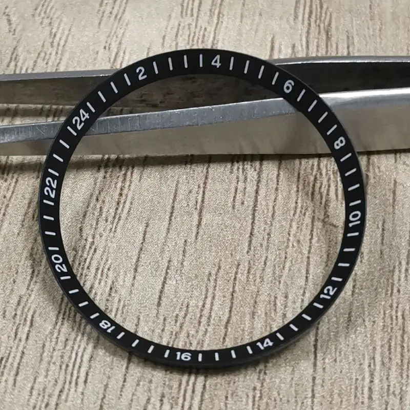 31.3mm Green Luminous Watch Chapter Ring Fits SKX007 SKX009 SROD NH35 NH36  4R 6R Watch Case Modified Watch Inner Scale Ring