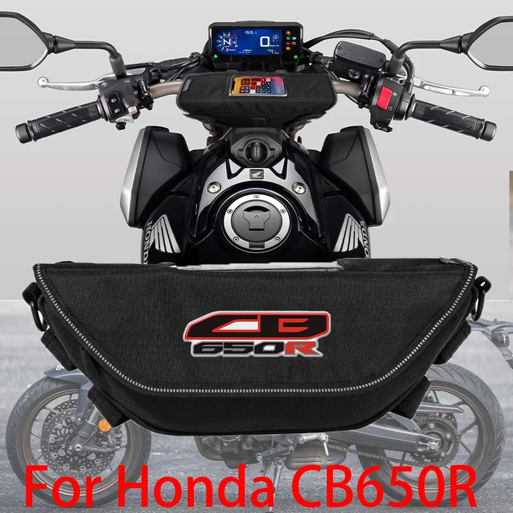 

Motorcycle accessory Waterproof And Dustproof Handlebar Storage Bag navigation bag For HONDA CB650R CB 650R 650
