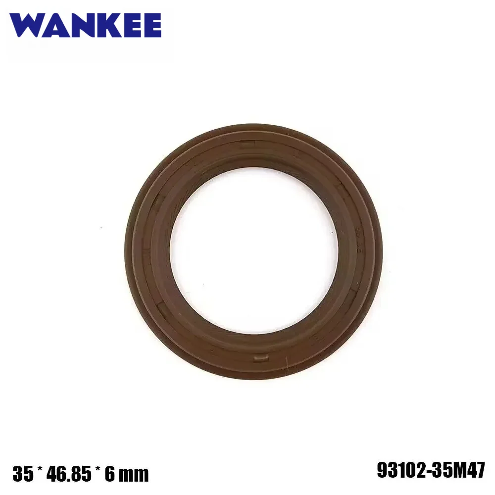 Фото Сальник Wankee 93102-35M47 (93101-35002) для подвесных лодочных моторов Yamaha 4-тактных F25-30-40-50 л.с., 1998-2008 гг. №1