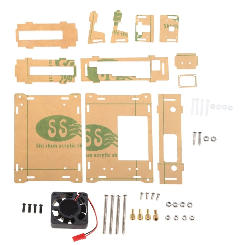 

Durable for Jetson for nano B01 & A02 Developer kit Acrylic for CASE Box Transparent for shell Enclosure with Cooling F
