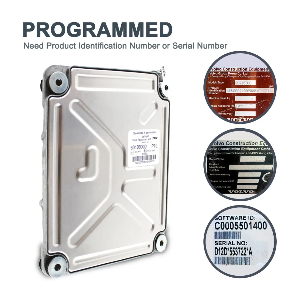 Контроллер ECU 60100000 для Volvo L90F погрузчик TRW с программной панелью управления блок