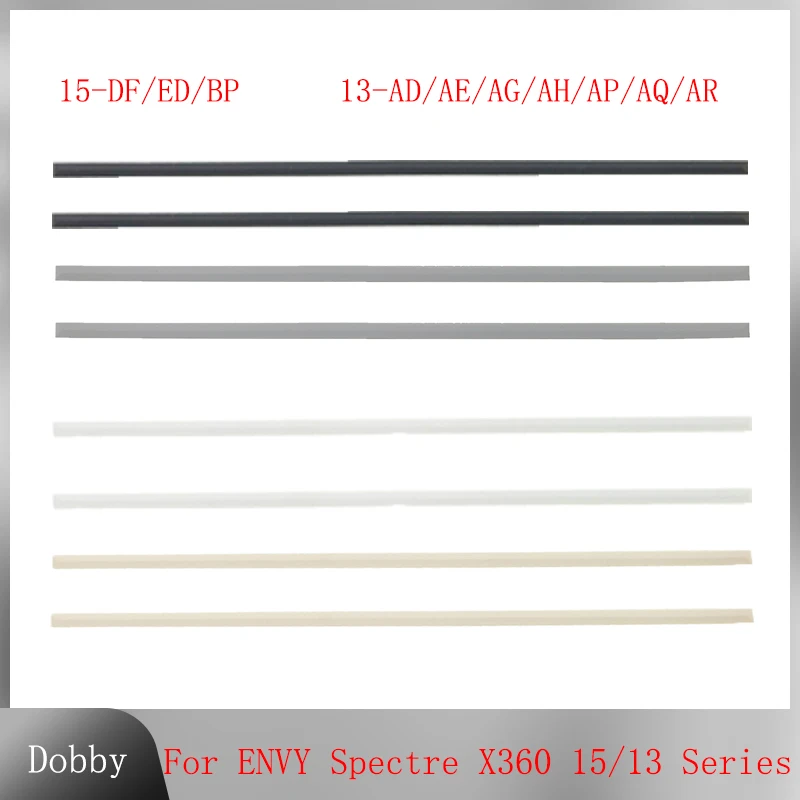 

2PCS Notebook Rubber Feet Strips Replacement For HP ENVY Spectre X360 13-AD 13-AE 13-AG/AH 13-AW 13-AQ 13-AR 15-ED 15-BP 17-BY