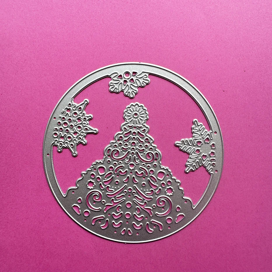 Круглая рамка вырубные штампы для скрапбукинга оформление сделай сам бумажная