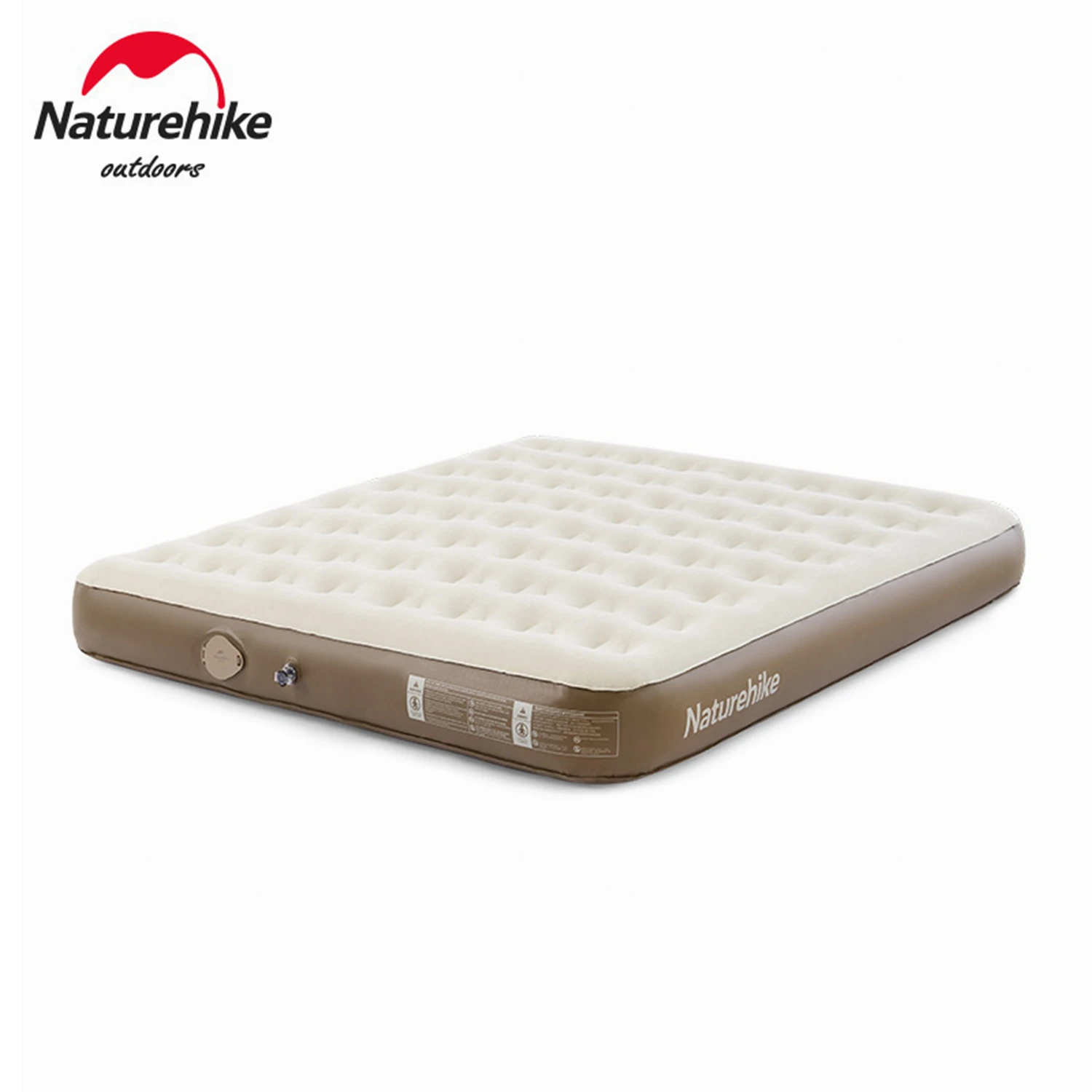 

Naturehike Quick Inflation Camping Mat 1-2 Person Heightening 25cm Pvc Inflatable Mattress With Pump Portable Sleeping Pad