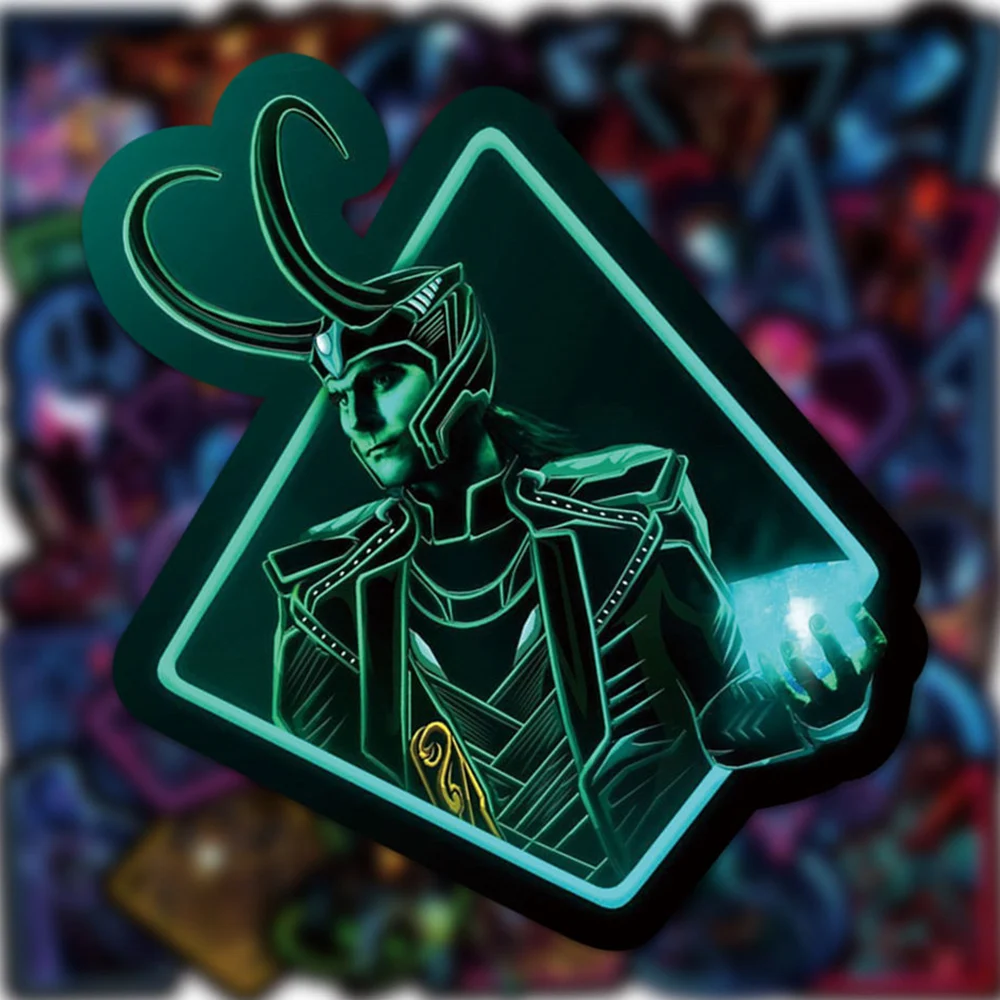 

=100PCS Disney Marvel The Avengers Super Hero Stickers Graffiti Laptop Phone Car Toy Neon Cool Decals Sticker for Kids