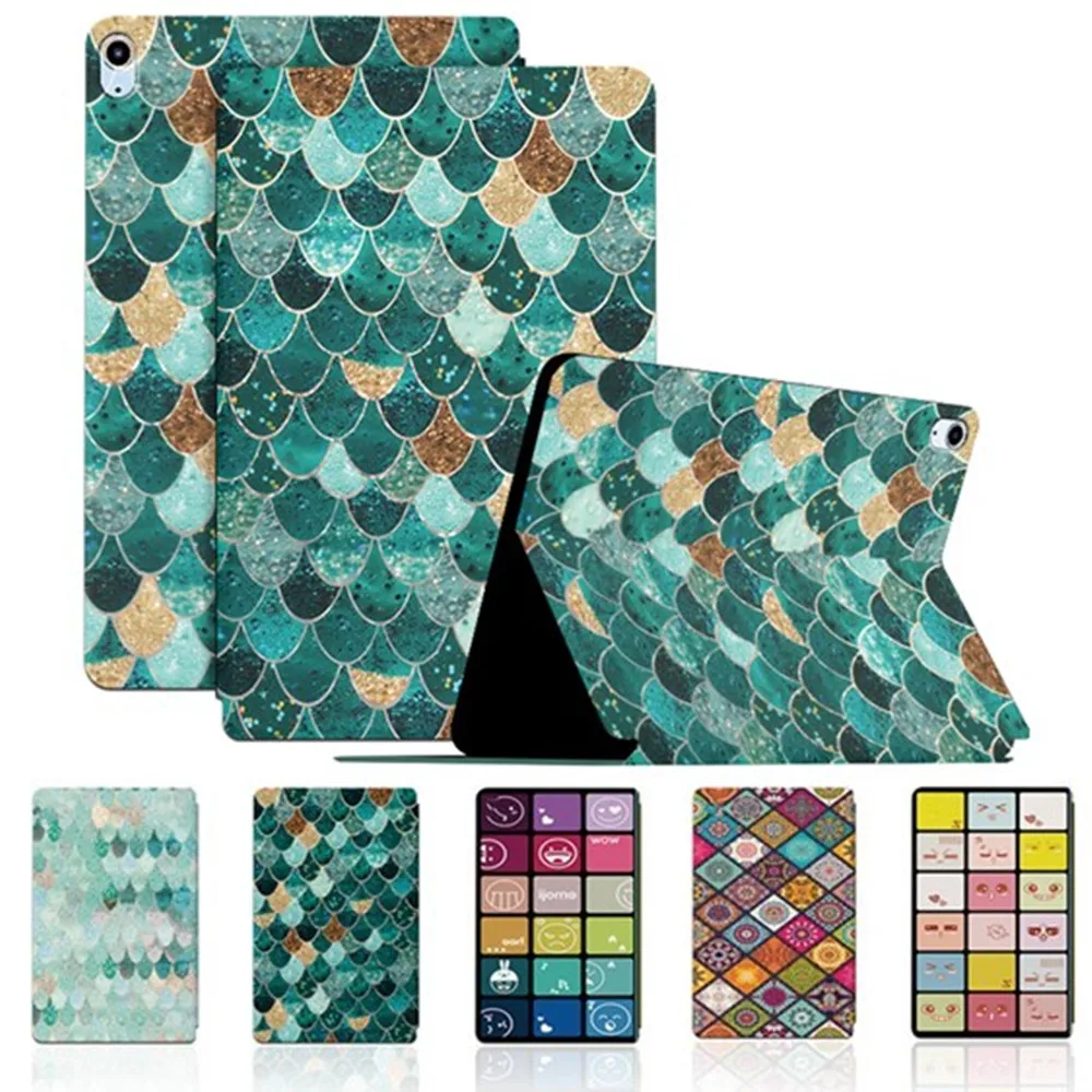 

For iPad Air 4 5 10.9 Case 2022 Pro 11 2020 2021 9th 10th Generation Mini 6 Check Stand Cover for iPad Case iPad 10th Gen Cover