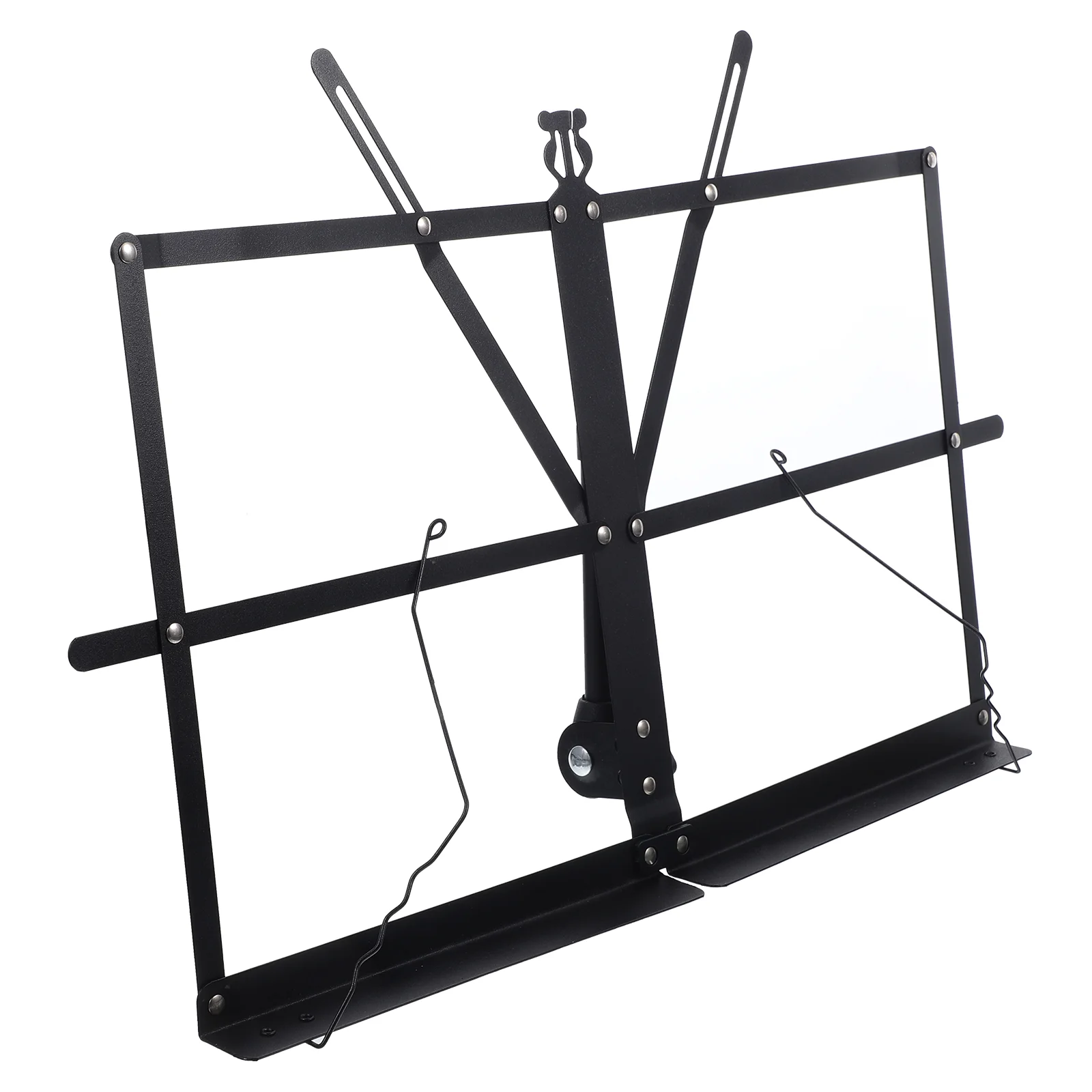 Пюпитр железный складной держатель для клавиатуры стойка поддержки планшета