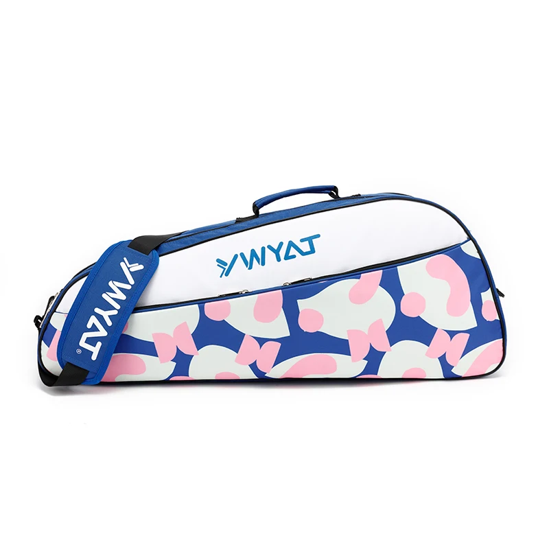 YWYAT Badminton Bag Single Shoulder Sports Bag Waterproof Large Capacity Tennis Racket Bag  with Shoes Clothes Compartments