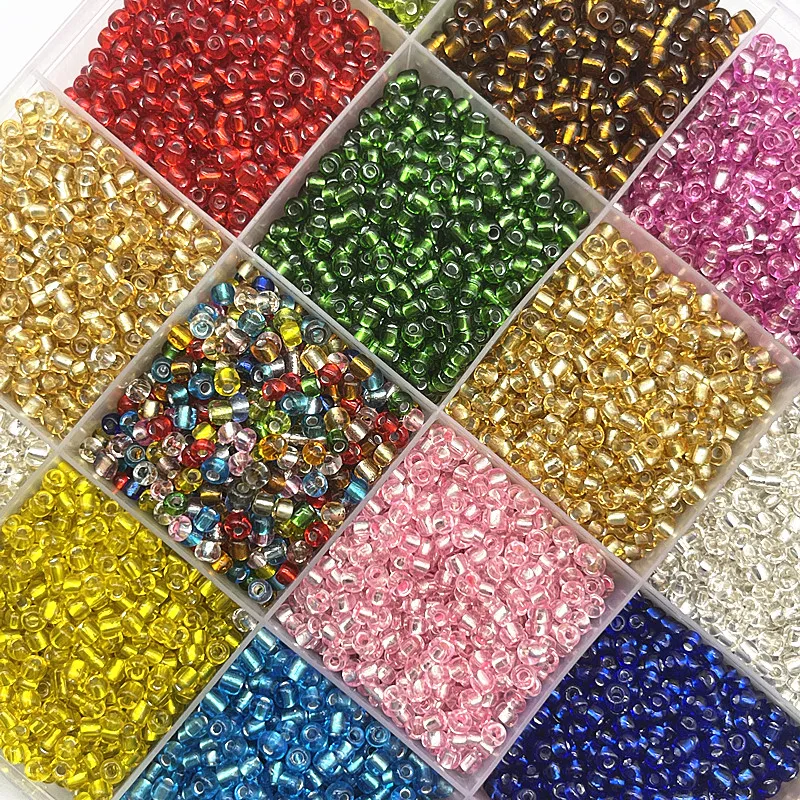 

Новинка 15 г/лот 2 мм 3 мм 4 мм Серебряный цвет очаровательные стеклянные бусины с эффектом Лески Аксессуары для браслета