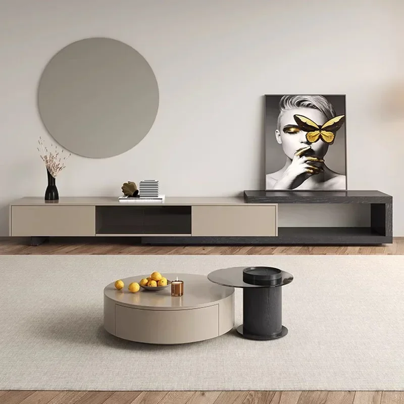 Роскошная Подставка для телевизора в скандинавском стиле современный шкаф с