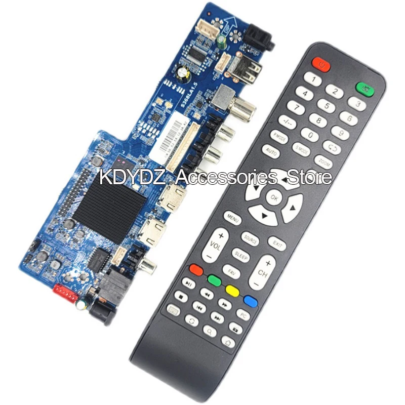 

free shipping good test for New Android smart TV motherboard S368LA1.5 Android 9.0 Sys 512mb+4g