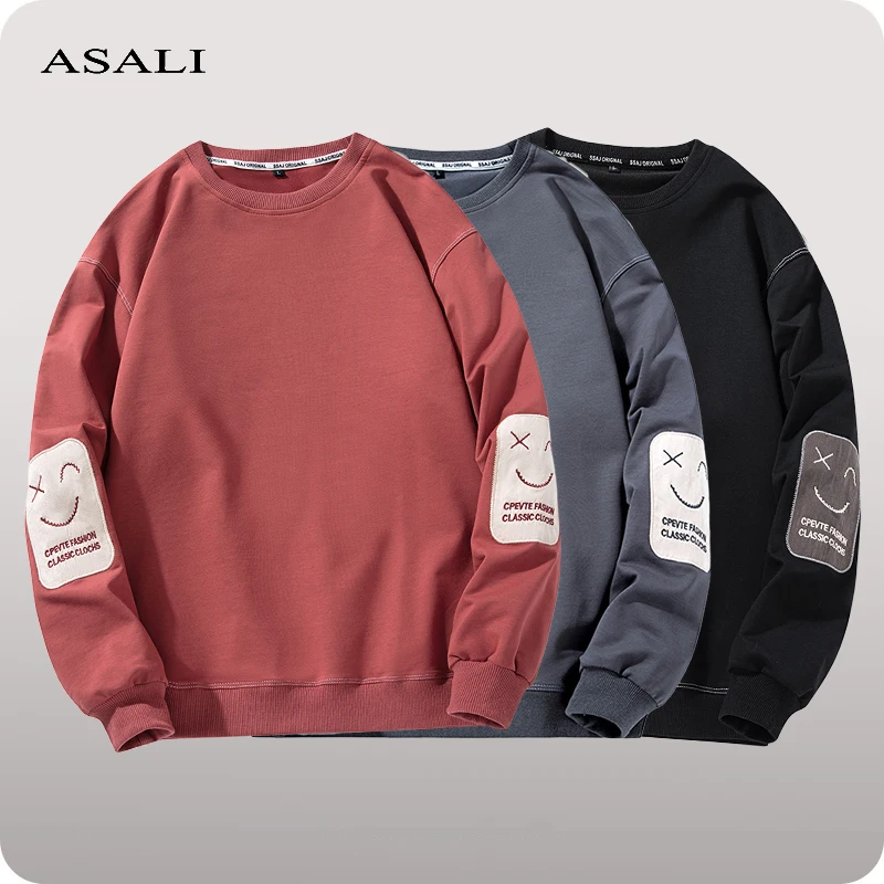 Свитшот мужской в стиле хип-хоп весна-осень 2022 модные толстовки Мужская Уличная