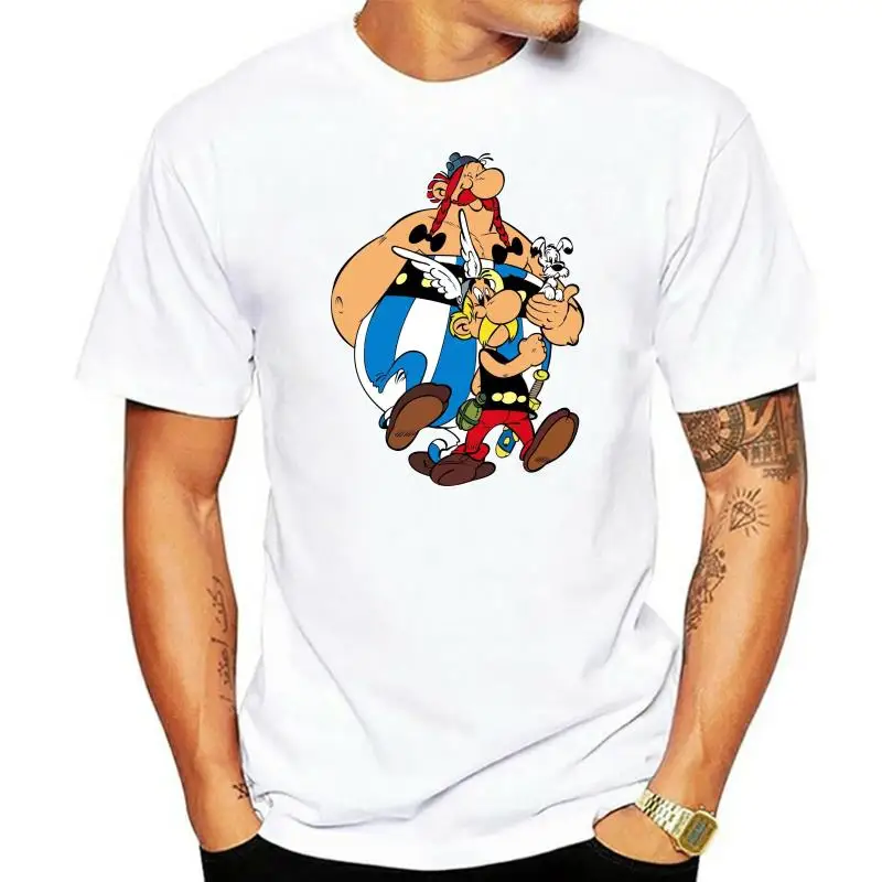 

3d print Popular Boy Comfortable T-shirt Casual Men Great Design Asterix Obelix Tee Shirts