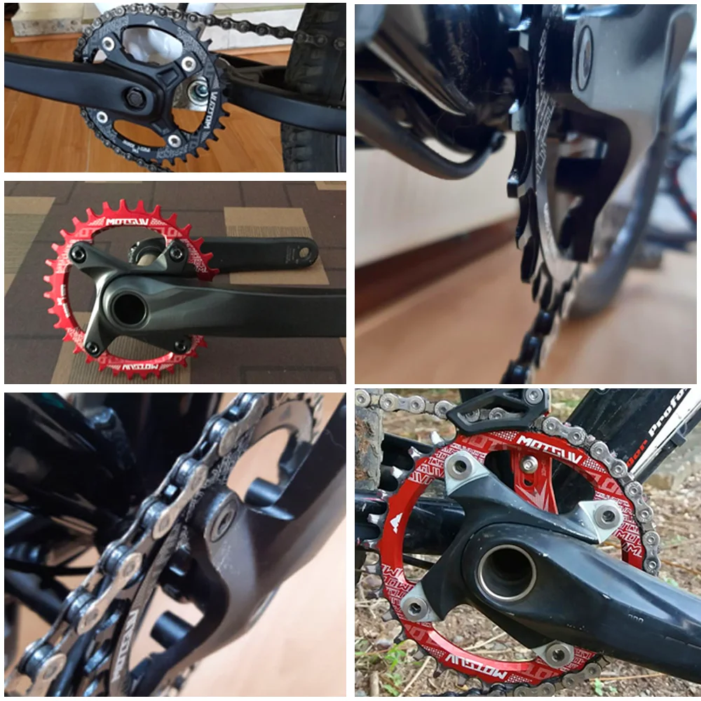 104BCD узкая широкая цепь круглая овальная горный велосипед 32T 34T 36T 38T кривошипная