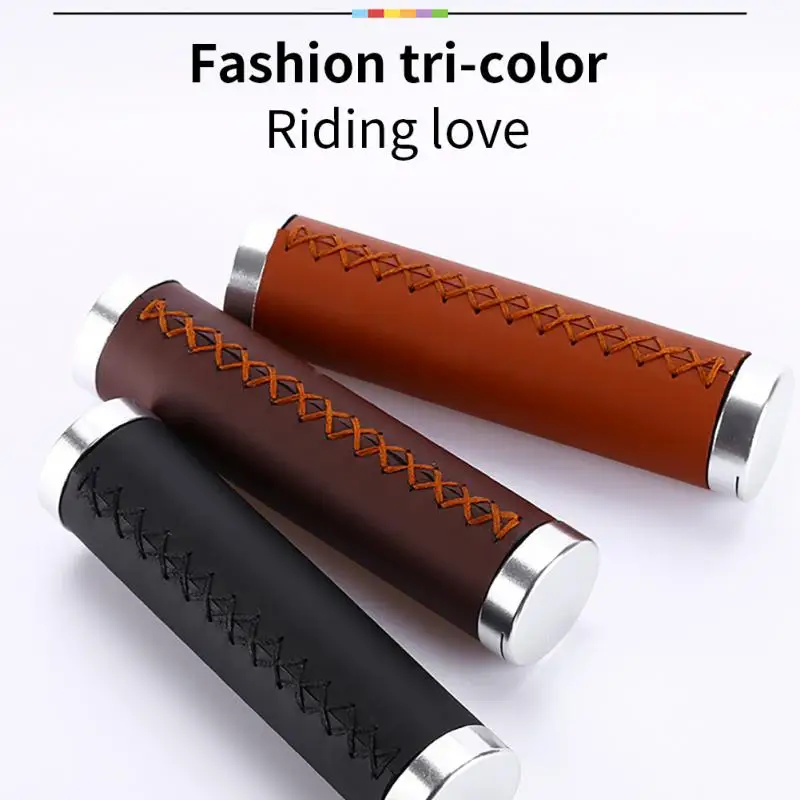 

Руль для горного велосипеда, фиксатор поверхности из волокнистой кожи, нескользящая ручка, велосипедный руль, Аксессуары для велосипеда