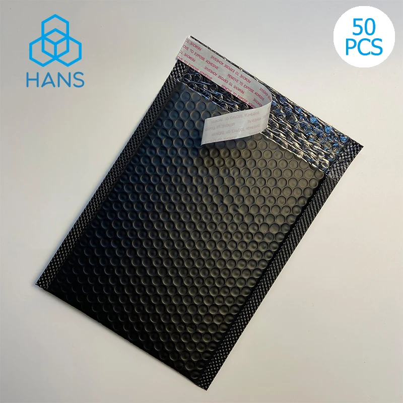 50 шт./лот черные поли мягкие деловые почтовые пакеты непрозрачные самоклеящиеся
