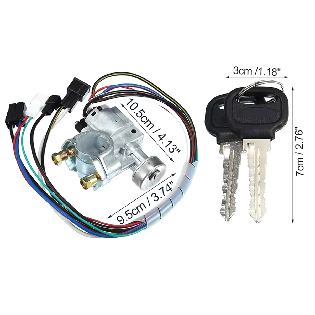 Новый цилиндр замка зажигания с ключом для пикапа Mazda B2000 B2200 B2600 UB80-76-290 UB8076290