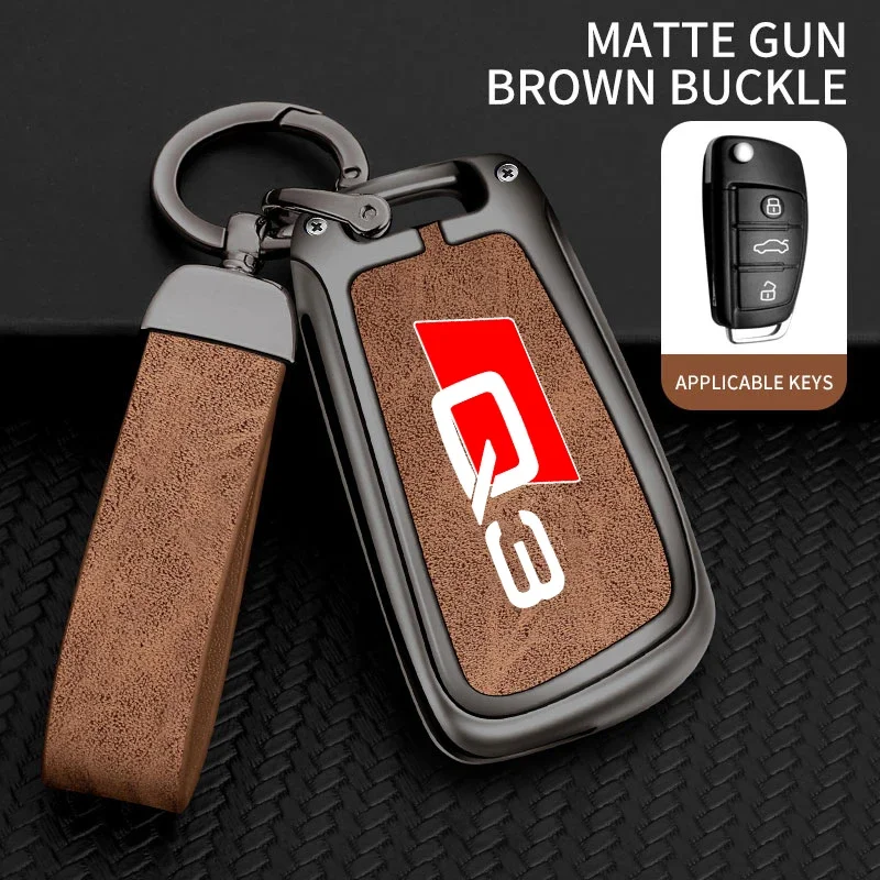 Чехол для автомобильного ключа из цинкового сплава Audi Q3 8U F3 RSQ3 Sportback 2013 2019 2021