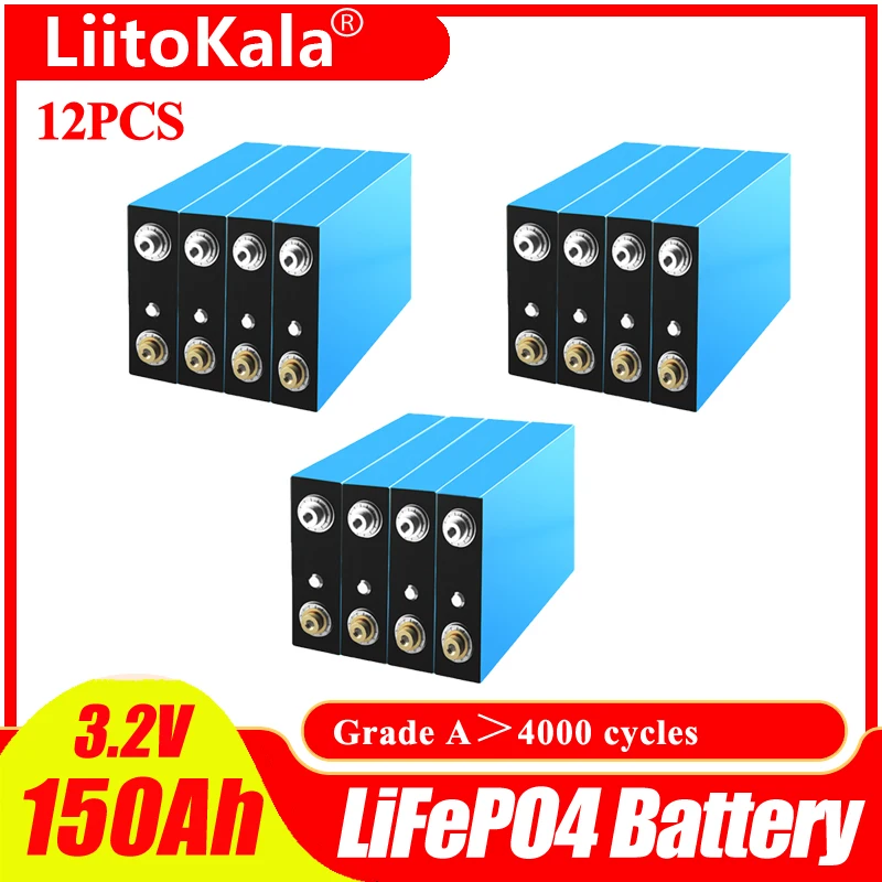 

Аккумуляторная батарея LiitoKala, 3,2 в, Ач, 12 В, 24 В, 36 В, 48 В