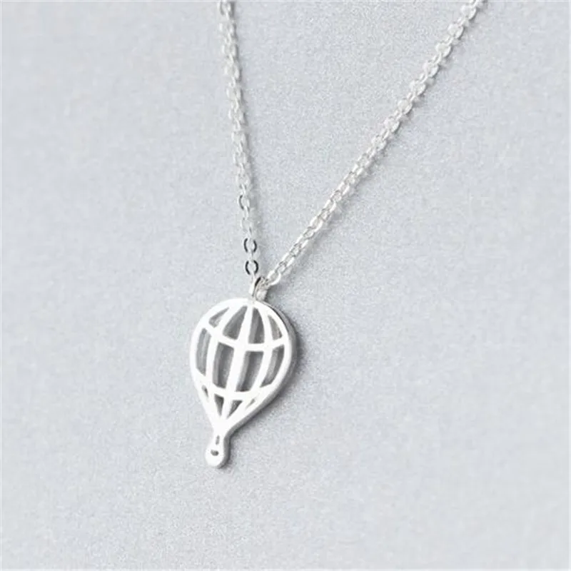 

Женский чокер из серебра 100% пробы, с воздушным шаром