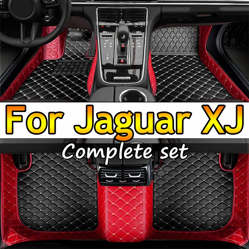 

Автомобильные коврики для Jaguar XJ X351 2010 ~ 2019, 5 сидений, прочный кожаный коврик, антигрязные накладки, ковер, автозапчасти, автомобильные аксессуары