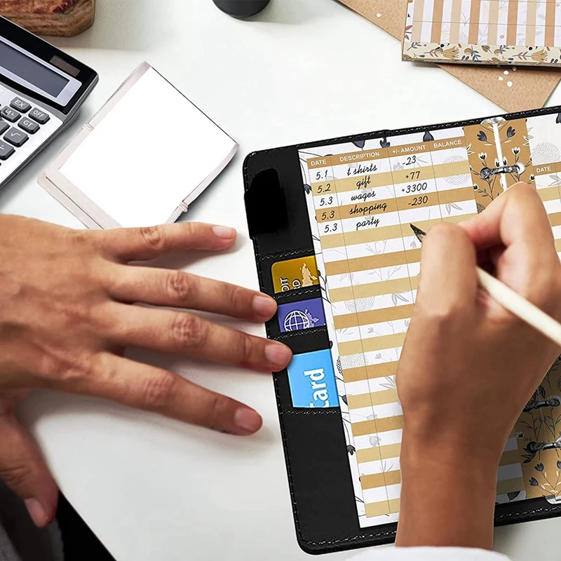 

PPYY-24 Expense Budget Sheets, Money Organizer For A6 Budget Binder -For Cash & Ledger Book, For Wallet, Budget Planner