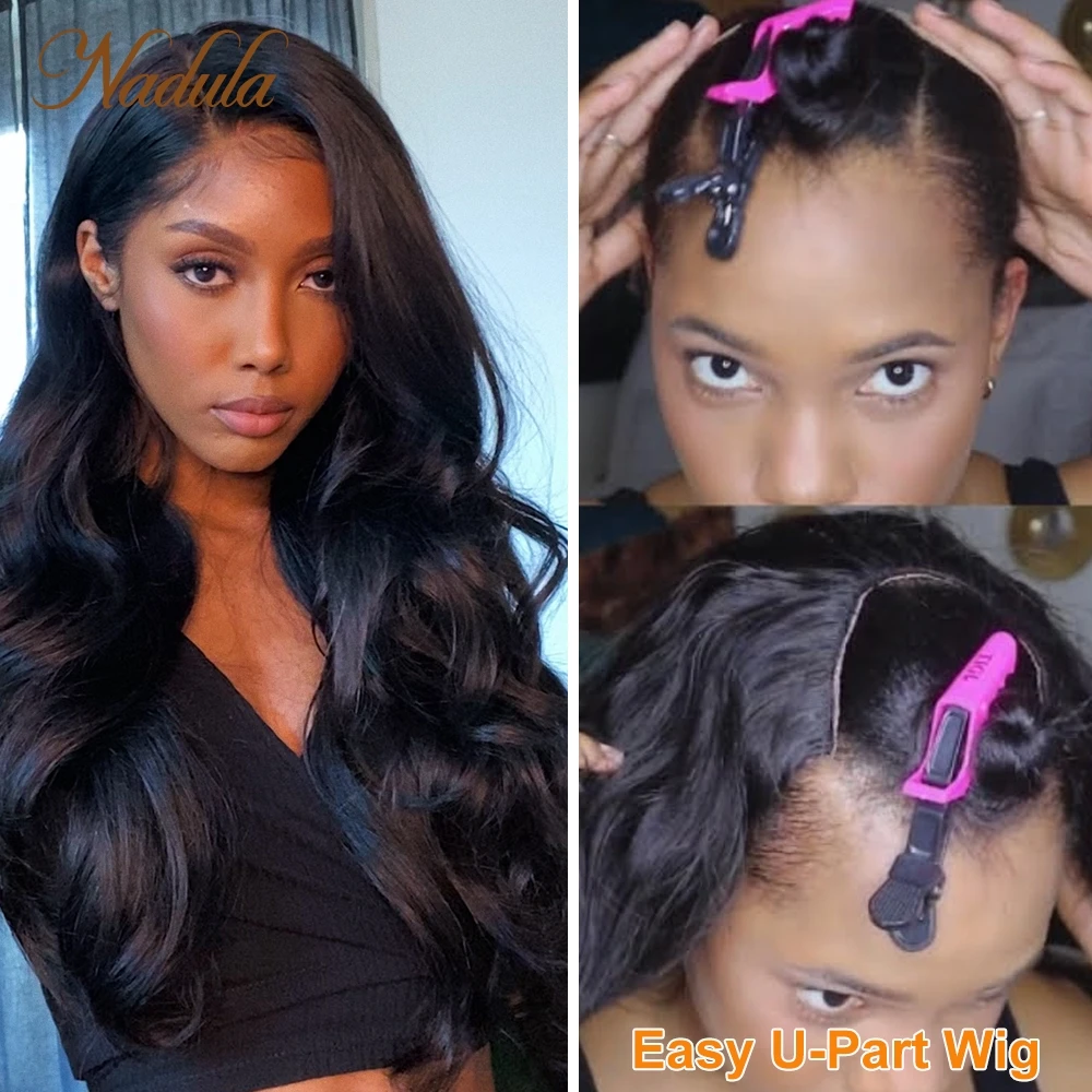 Nadula Body Wave Wig U Part Wig Human Hair Body Wave 150% De