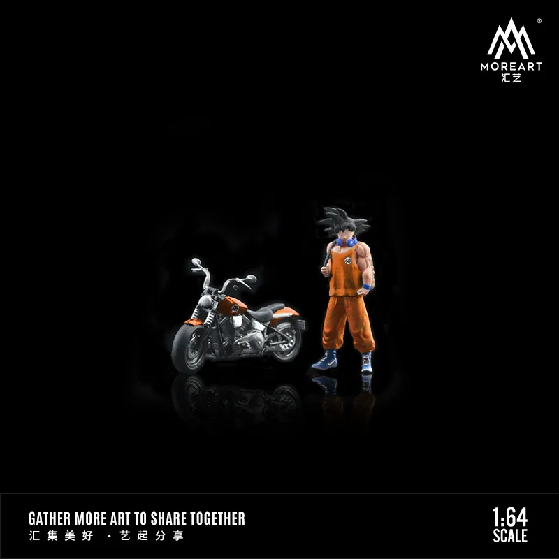 Diorama-кукла MoreArt 1:64 WUKONG MOTORCYCLE