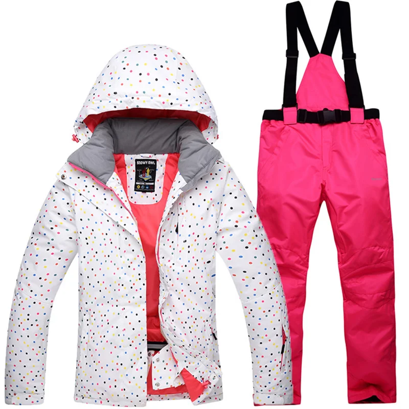 

Winter Jacket Pants Women Snowsuit Mountain Sport Woman Skiing Set Outdoor Snowboard Female Tracksuit Thermal Skyler Clothes