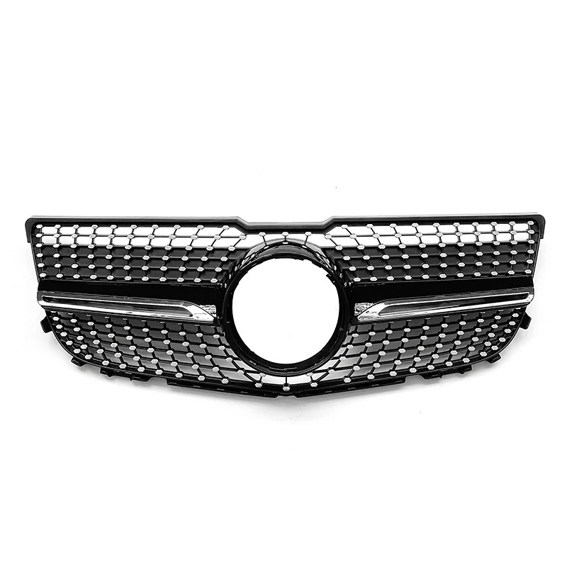

Передняя решетка капота гоночный гриль для Mercedes-Benz GLK Class X204 GLK260 GLK300 GLK350 2013-2015 обновленные алмазные решетки