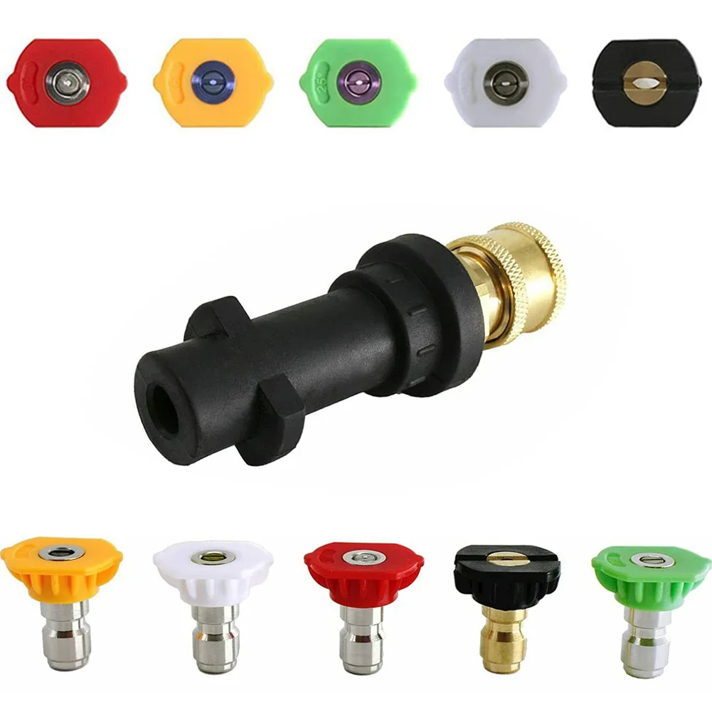 

Adapter Pressure Washer Nozzles Agricultural Equipment 1/4 Inch Internal Thread 5Pcs Nozzle Pressure Washer Nozzles