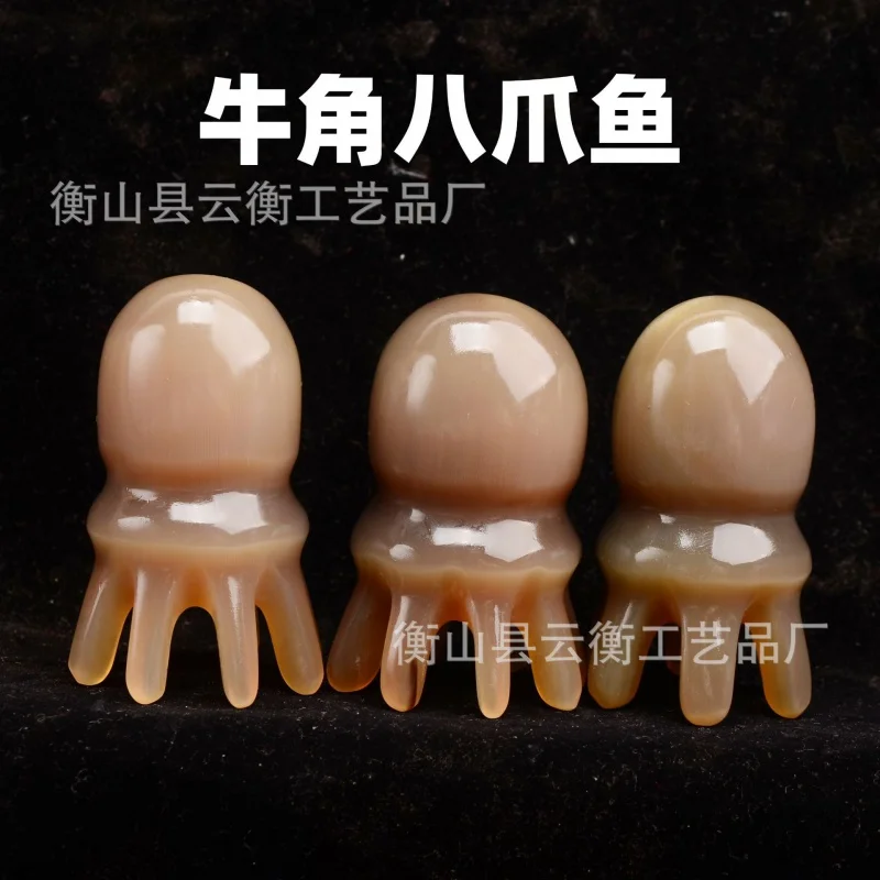 Оптовая продажа с завода расческа-гребень для массажа осьминога белый череп яка