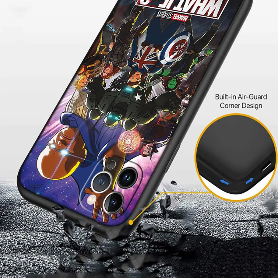 Marvel What If новый чехол для мобильных телефонов iPhone 16 15 14 13 12 Pro Max Plus Mini