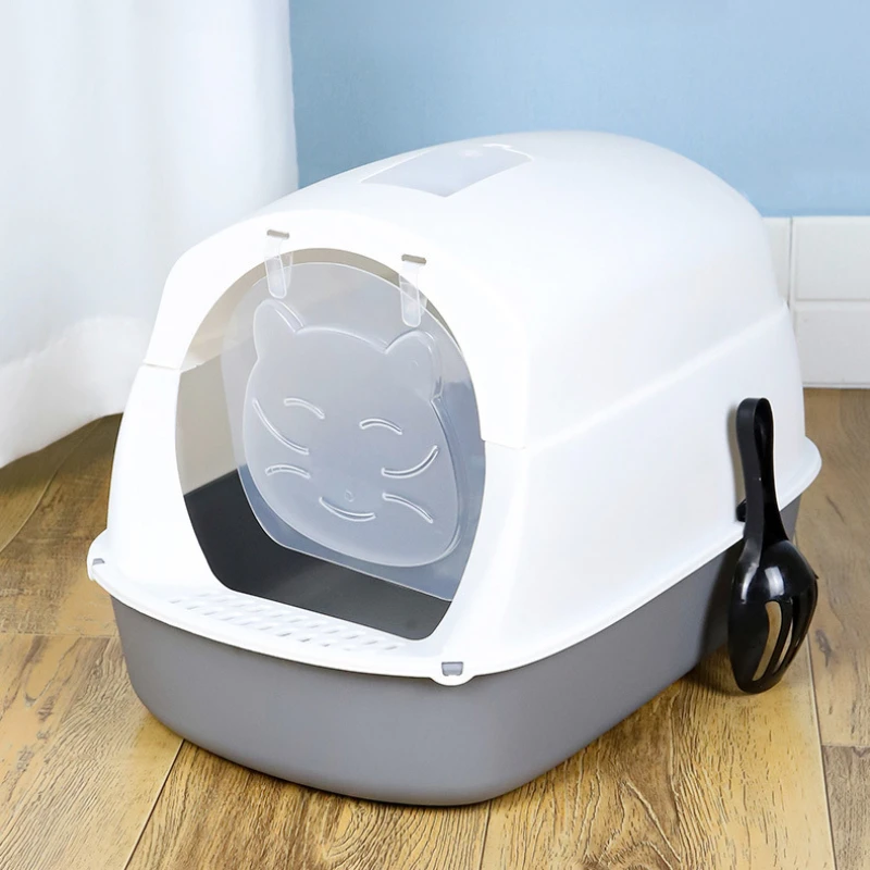 

Drawer Toilet Cat Bedpans Litter Basin Cage Sand Prevention Large Size Deodorization Cat Bedpan Arenero Para Gato Supplie QF50CB