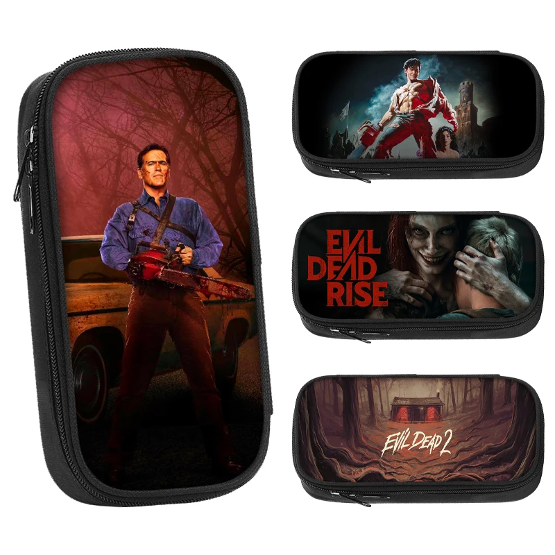 

Пеналы для ТВ-сериала «пепел против злых мертвецов», Большой Вместительный холщовый персональный индивидуальный Чехол, школьные принадлежности, 21 см X 10 см