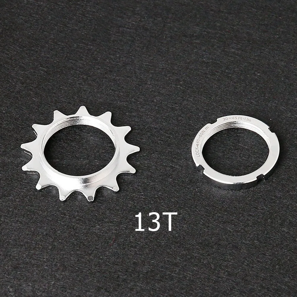 

13/14/18T Bicycle Flywheel Sprockets Made Of Durable Steel For 1/8" Bicycle Sprocket Fixed Speed Gear Lock Ring Hub Sprockets