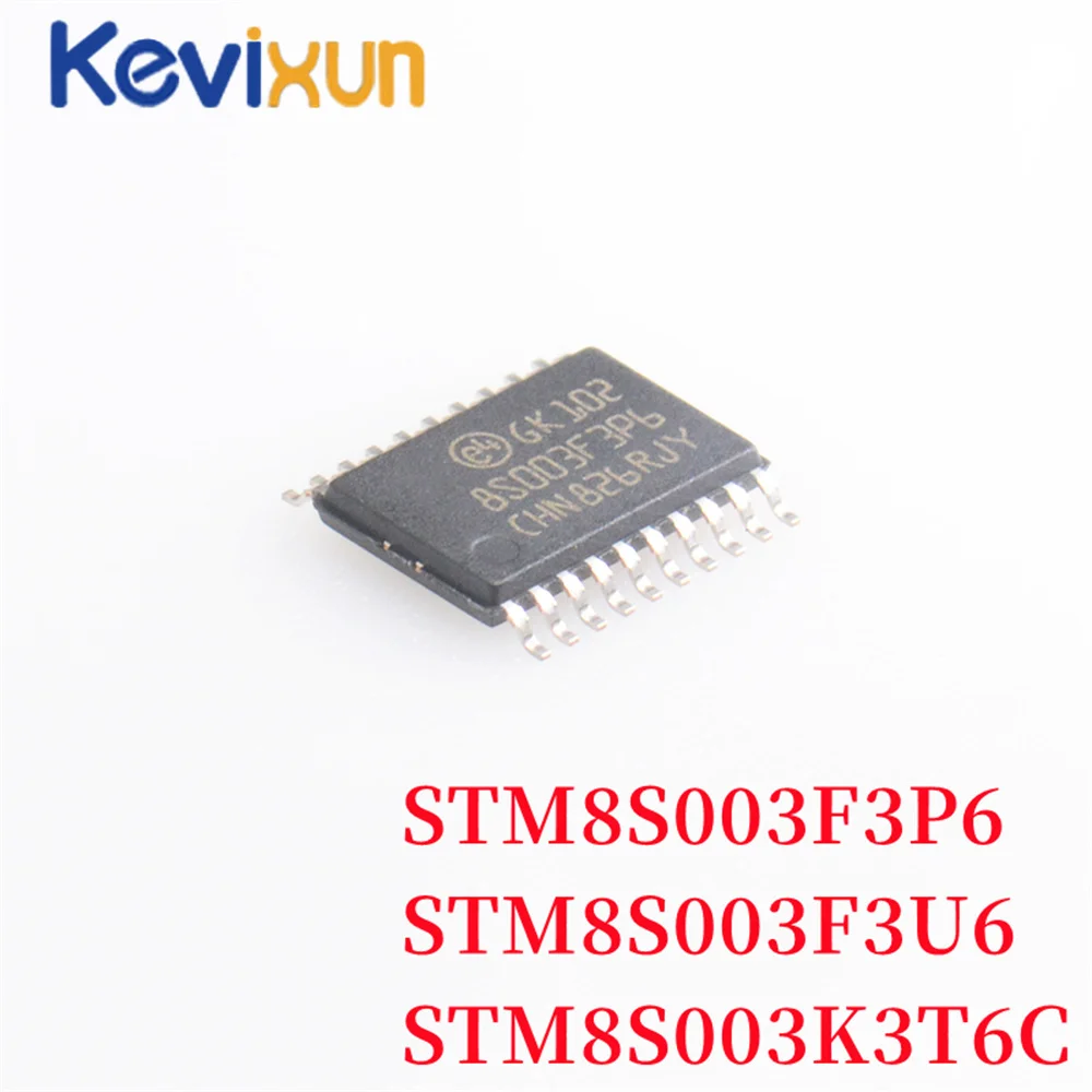 

50pcs/lot New original STM8S003F3P6 STM8F003F3U6 STM8F003K3T6C TSSOP-20 8S003 8-bit microcontroller MCU/8KB/16MHZ flash memory