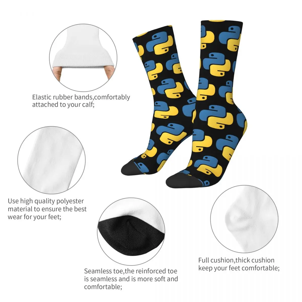 Python Programming Adult Socks,Unisex socks,men Socks women Socks