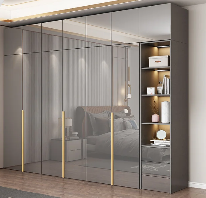 Глянцевый шкаф из МДФ 4 двери |