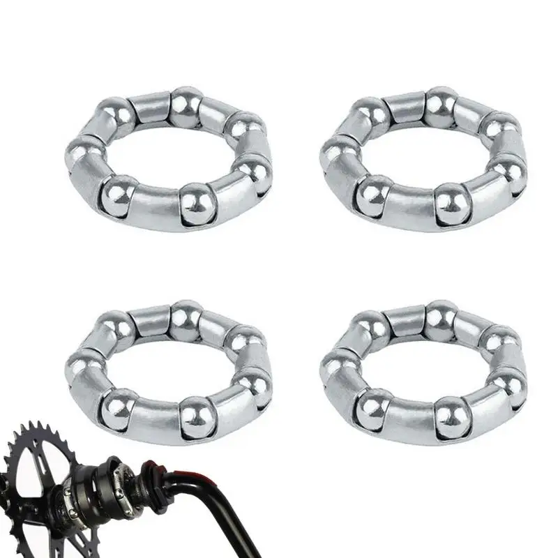 

Bike Bearings Bike Ball Bearing Retainer Set 20.6mm X 7 Balls Bearings 4 Pcs Repair Accessories For Road Bike Kids Bike Stretch
