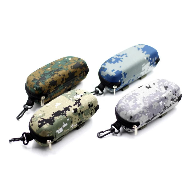 

EVA Portable Sunglasses Box Storage Protector Camouflage Tactical Molle Goggle Glasses Bag Case EDC Accessory Bag Outdoor Bags