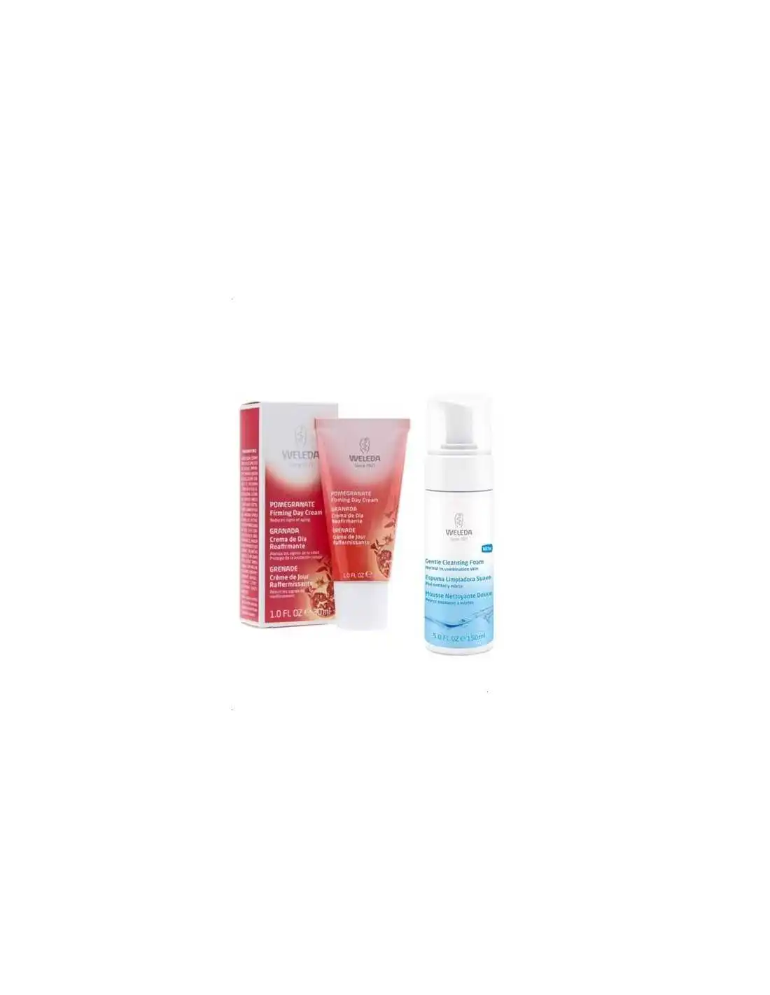 WELEDA 30 мл в упаковке CREMA DE DIA Madrid + ESPUMA LIMPIADORA 150 мл
