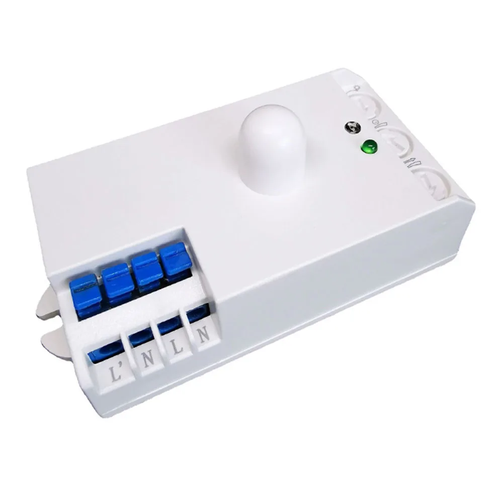 

Микроволновый датчик переключатель 5,8 ГГц HF 220 В светодиодный 360 градусов радар Датчик движения тела