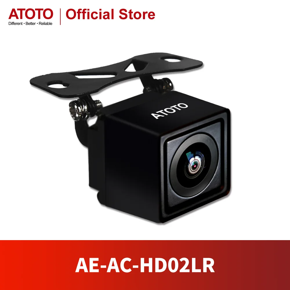 

Автомобильная камера ATOTO задняя HD 720P Live Rearview 180 ° Широкоугольная камера заднего вида для парковки ночного видения, водонепроницаемая автомобильная камера заднего вида